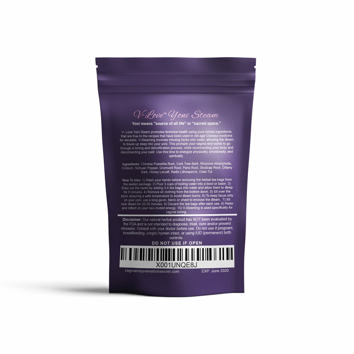 Yoni V-Steam Tea Bags