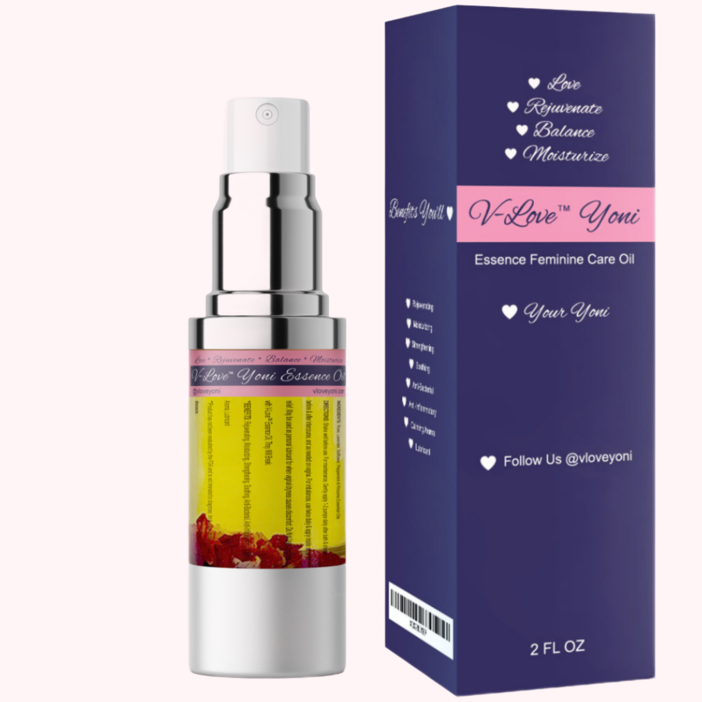 V-Love Yoni Oil w/ Infused Roses