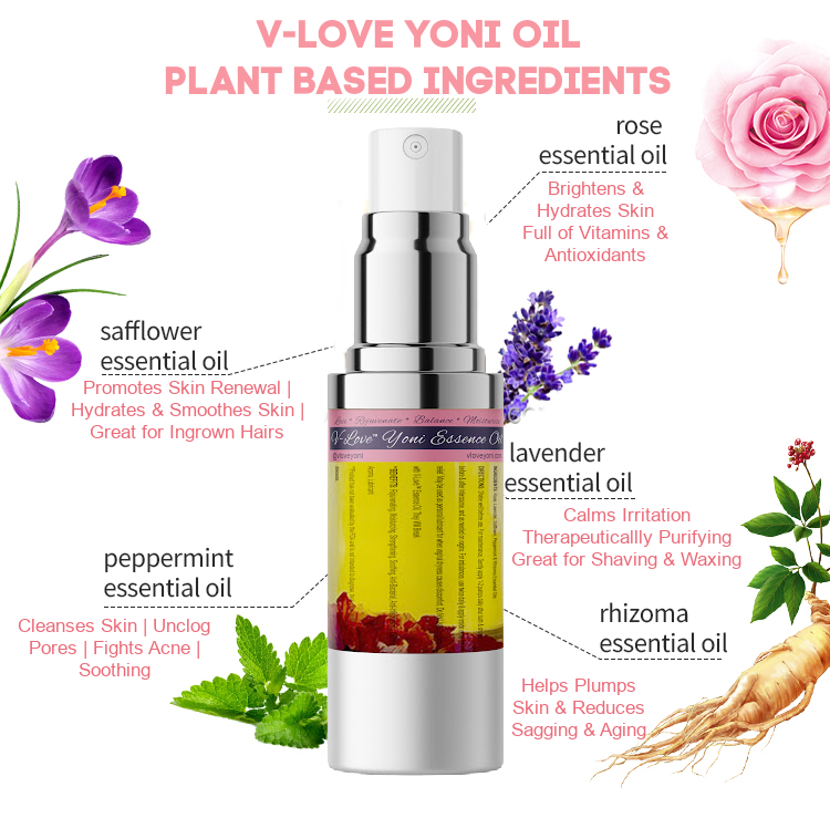 V-Love Yoni Oil w/ Infused Roses